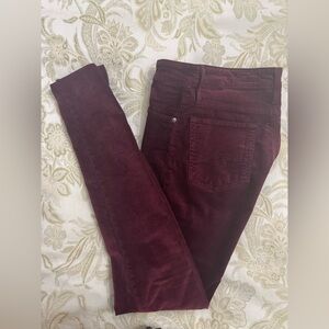 Ag Adriano Goldschmied burgundy Skinny Jeans